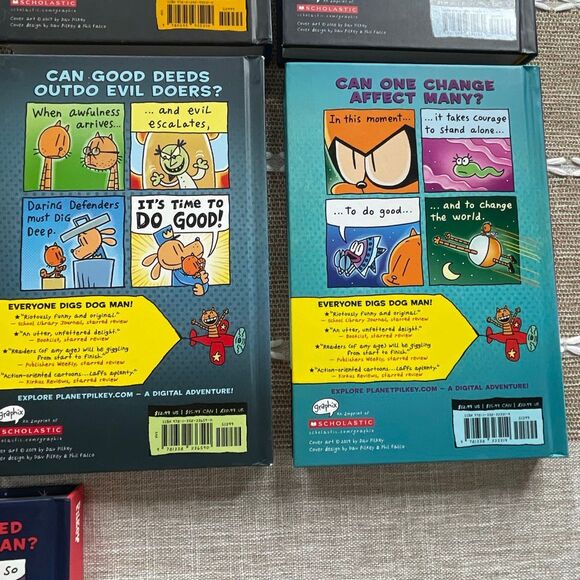 Dog Man book lot books 5-9 in the series by Dav Pilkey excellent condition - Picture 5 of 6